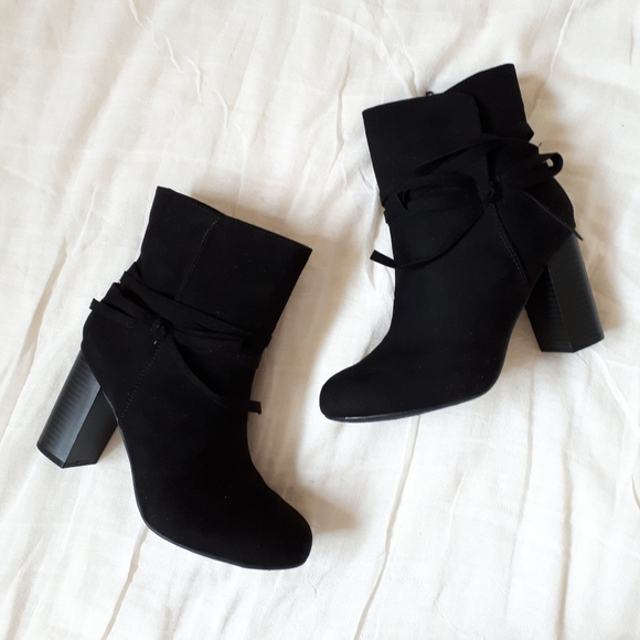 Christian Siriano Shoes - Christian Siriano Women's Black Suede Ankle Boots